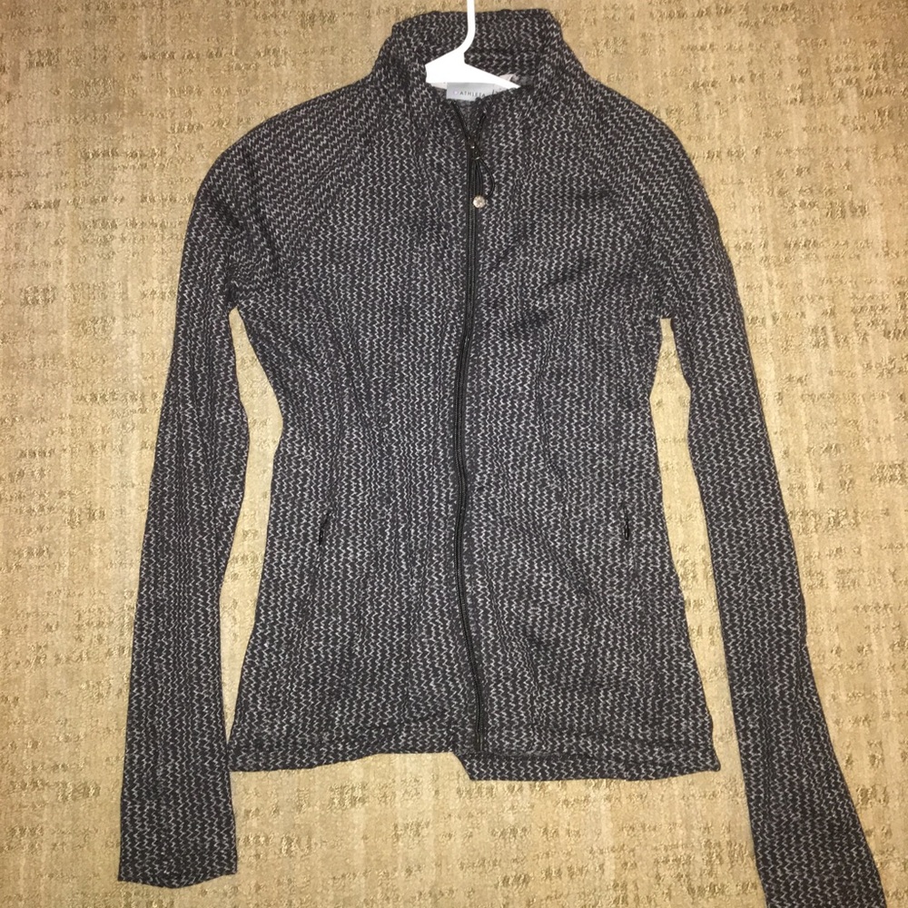 Athleta black workout zip up!